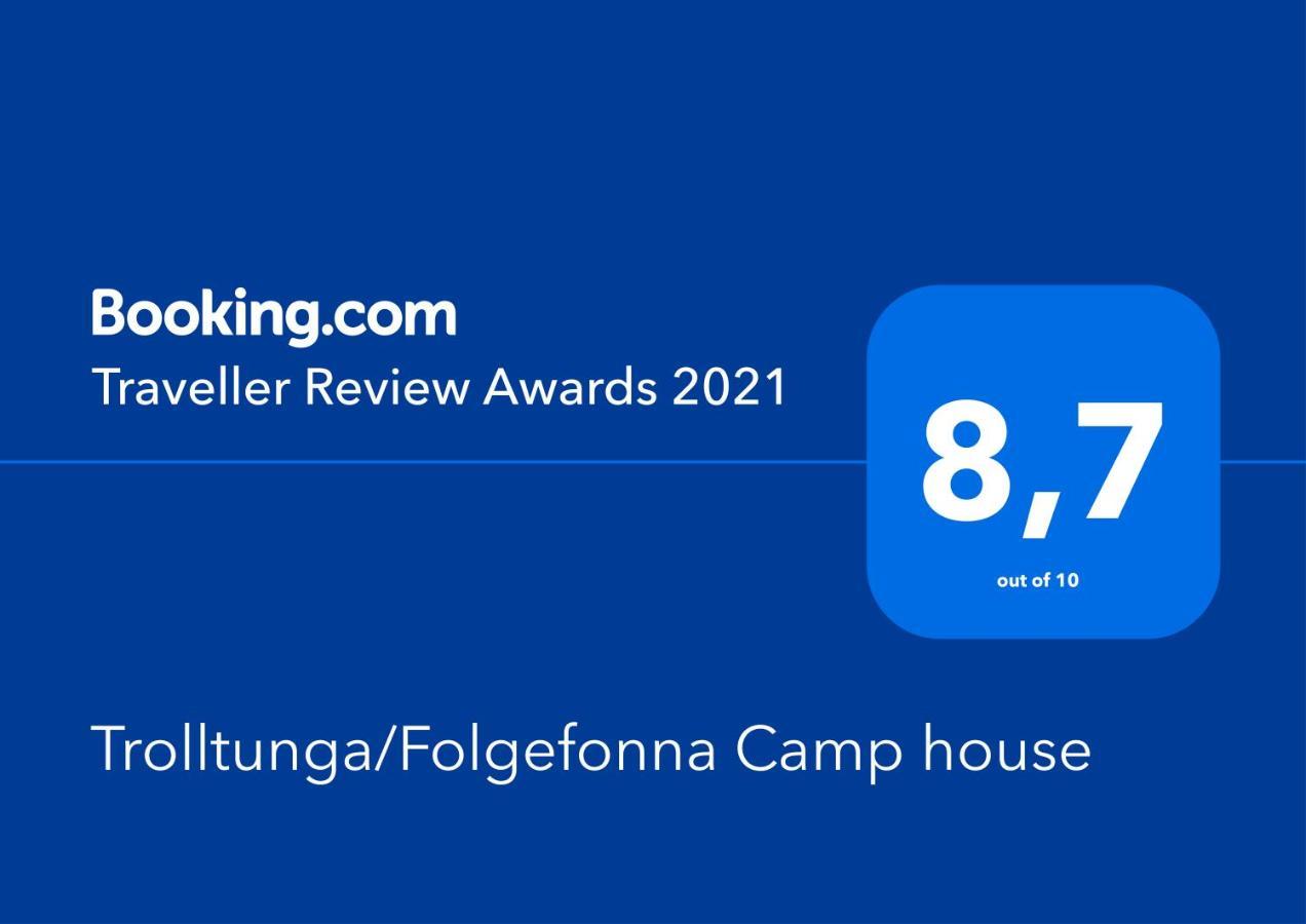Villa Trolltunga/Folgefonna Camp House Jondal Exterior foto